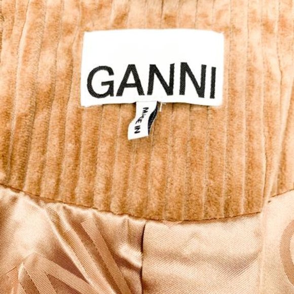 GANNI DOUBLE BREASTED CORDUROY BLAZER SZ 38 - Picture 3 of 4